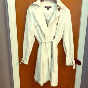 White trench coat